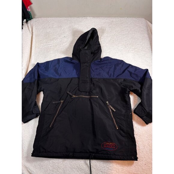 Descente Pullover Hooded Jacket With Zippered Pockets & Adjustable Hem size 3 - Picture 1 of 16